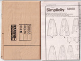 Simplicity 8868 Womens Evening Overlay Skirts & Lined Tops Out Of Print Sewing Pattern Size 6 - 14 UNCUT Factory Folded
