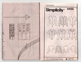 Simplicity 8468 Womens EASY Pointed Hem Blouses 1990s Vintage Sewing Pattern Sizes 14 - 18 UNCUT Factory Folded
