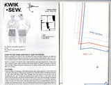 Kwik Sew 2022 Mens Boxer Shorts 1990s Vintage Sewing Pattern Size S - XL UNCUT Factory Folded
