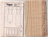 Very Easy Vogue V8612 Womens Stretch  Slim Evening Dress Out Of Print Sewing Pattern Size 14 - 20 UNCUT Factory Folded