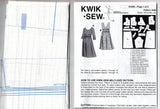 Kwik Sew 3486 Maternity Dresses with Midriff Band Out Of Print Sewing Pattern Size XS - XL UNCUT Factory Folded