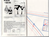 Kwik Sew 1082 Mens Raglan Sleeved Stretch Sweatshirts 1970s Vintage Sewing Pattern Size S - XL UNCUT Factory Folded