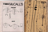 McCall's 2447 Mens Basic Shirt Lined Vest Ties & Bow Tie 1990s Vintage Sewing Pattern Size S - L UNCUT Factory Folded