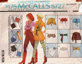 McCall's 5727 Womens Boho Bags Belts Purses Leg Warmers 1970s Vintage Sewing Pattern