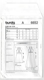 Burda Young 6652 Womens Full Skirt Marilyn Monroe Style Stretch Halter Dresses Out Of Print Sewing Pattern Sizes 6 - 16 UNCUT Factory Folded