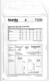 Burda 7200 Womens Round Yoked Raglan Sleeved Dress or Top Out Of Print Sewing Pattern Sizes 8 - 18 UNCUT Factory Folded