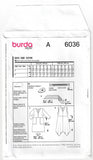 Burda Style 6036 PLUS Size Womens Flared Dresses Out Of Print Sewing Pattern Sizes 18 - 28 UNCUT Factory Folded