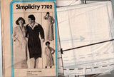Simplicity 7702 Womens JIFFY Raglan Sleeved Robes 1970s Vintage Sewing Pattern size SMALL 10 - 12
