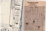 Simplicity 5393 Womens A Line Pleated Skirt or Maxi 1970s Vintage Sewing Pattern Size 12 or 14