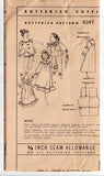 Butterick 8247 Toddler Girls Nightgowns & Pyjamas 1950s Vintage Sewing Pattern Size 2 Chest 21 inches