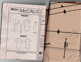 McCall's 6231 PLUS SIZE Mens Pyjamas Shorts & Robe Sleepwear Out Of Print Sewing Pattern Size XL - 3XL UNCUT Factory Folded