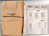McCall's 9241 Womens Plus Sized Tucked Front Sundresses 1990s Vintage Sewing Pattern Sizes 18 - 22 UNCUT Factory Folded