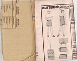 Butterick 4587 Bathroom Accessories Slippers Cosmetic Case etc 1980s Vintage Sewing Pattern UNCUT Factory Folded