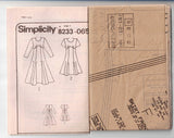 Simplicity 8233 Womens Princess Cut Fit & Flared Dress 1990s Vintage Sewing Pattern Size 10 - 16 UNCUT Factory Folded