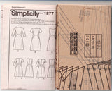 Simplicity 1277 Womens AMAZING FIT Side Panelled Dress with Pockets Out Of Print Sewing Pattern Sizes 10 - 18 UNCUT Factory Folded