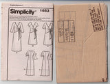 Simplicity 1653 Womens AMAZING FIT Stretch Knit Mock Wrap Dress Out Of Print Sewing Pattern Sizes 10 - 18 UNCUT Factory Folded