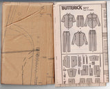 Butterick 3217 Mens Classsic Shirt Shorts & Pants 1980s Vintage Sewing Pattern Size  L - XL UNCUT Factory Folded
