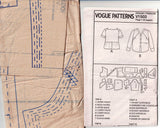 Vogue American Designer 1503 RACHEL COMEY Womens Ruffled Pullover or Front Buttoned Tops Out Of Print Sewing Pattern Size 8 - 16 UNCUT Factory Folded