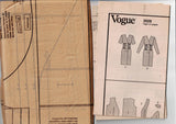 Vogue Career 2028 ALBERT NIPON Womens Lined Double Breasted Sheath Dress 1980s Vintage Sewing Pattern Size 12 - 16 UNCUT Factory Folded