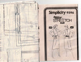 Simplicity 9596 Womens EASY Stretch Pullover Dress 1980s Vintage Sewing Pattern Size 10-14 or 8-12 UNCUT Factory Folded
