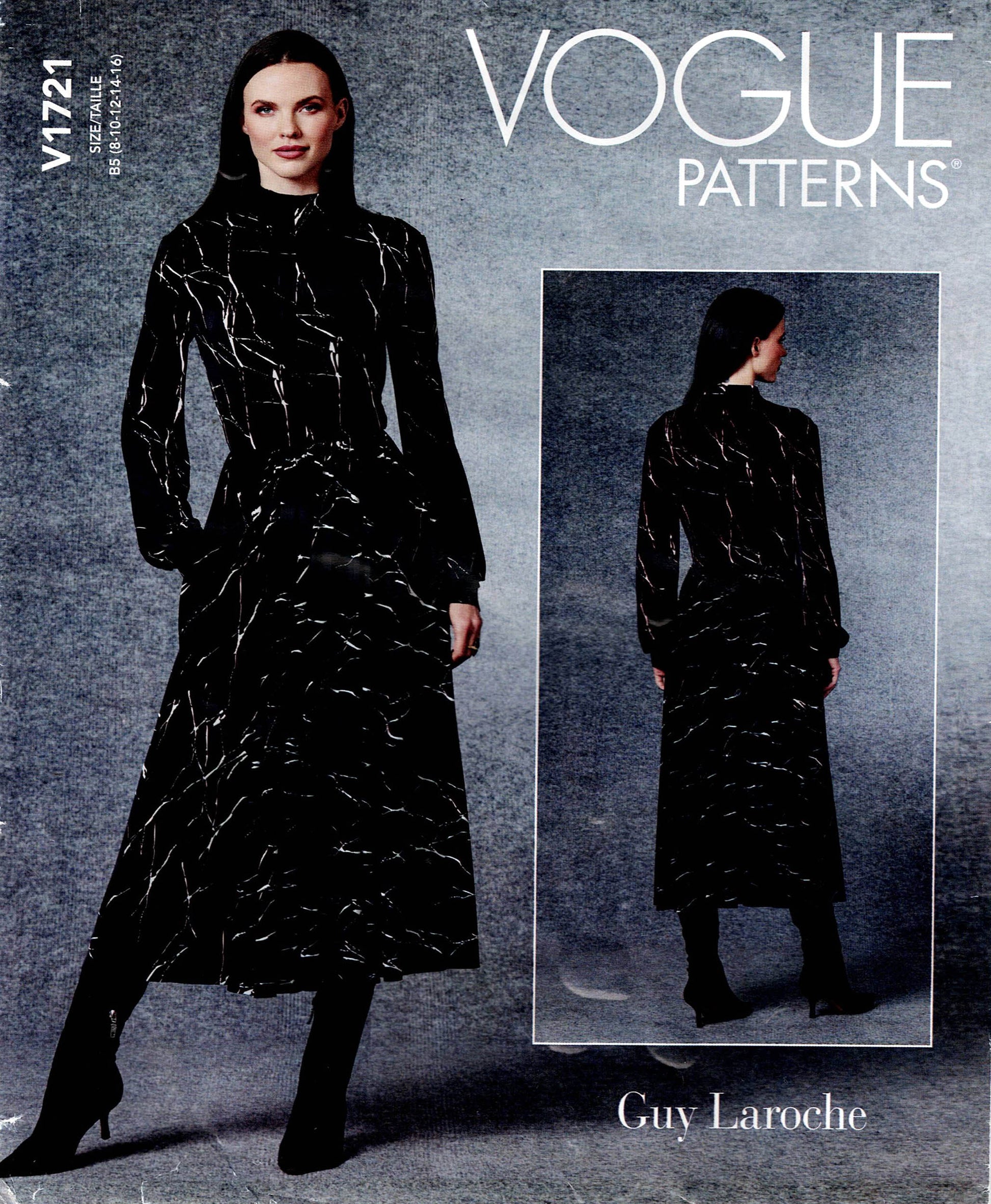 Vogue Paris Original 1721 GUY LAROCHE Womens Stretch Winter Dress with All The Precious Things Vogue Paris Original 1721 GUY LAROCHE Womens Stretch Winter Dress with All The Precious Things