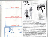 Kwik Sew 2569 Womens Sleeveless Tops & Shorts 1990s Vintage Sewing Pattern Size XS - XL UNCUT Factory Folded