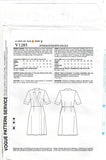 Vogue American Designer 1285 TRACY REESE Womens Stretch Mock Wrap Dress with Neckline Detail Out Of Print Sewing Pattern Size 8 - 16 UNCUT Factory Folded