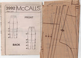 McCall's 3992 Womens EASY Slim Pants in 5 Lengths Out Of Print Sewing Pattern Sizes 14 - 18 UNCUT Factory Folded