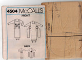 McCall's 4504 NY Collection Womens Straight Dress with Attached Belt 1980s Vintage Sewing Pattern Size 12 UNCUT Factory Folded