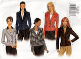 Butterick 3259 Womens Lined Blazer Style Jacket Out Of Print Sewing Pattern Size 12 - 16  UNCUT Factory Folded