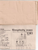 Simplicity 5383 RARE Paris Fashion Series Womens Mod Tailored Skirt Suits 1960s Vintage Sewing Pattern Size 16 Bust 36 inches UNUSED Factory Folded
