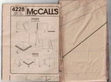 McCall's 4228 Womens EASY Pullover Ponchos Out Of Print Sewing Pattern Size L - XXL UNCUT Factory Folded
