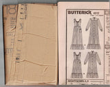 Butterick 4312 EILEEN WEST Womens Full Gathered Ruffled Robe & Nightgown 1980s Vintage Sewing Pattern Size 16 - 22 UNCUT Factory Folded