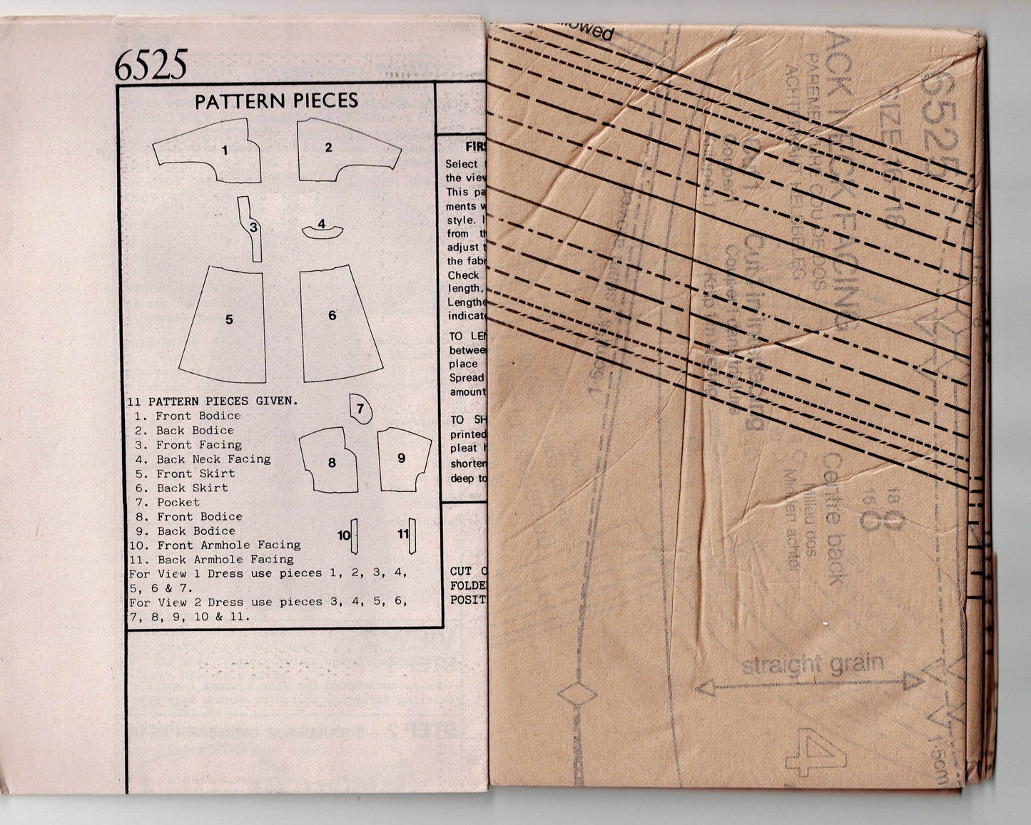 New Look 6525 Womens Full Skirt Dress with Sweetheart Neckline 1980s Vintage Sewing Pattern Size 6 - 18 UNCUT Factory Folded