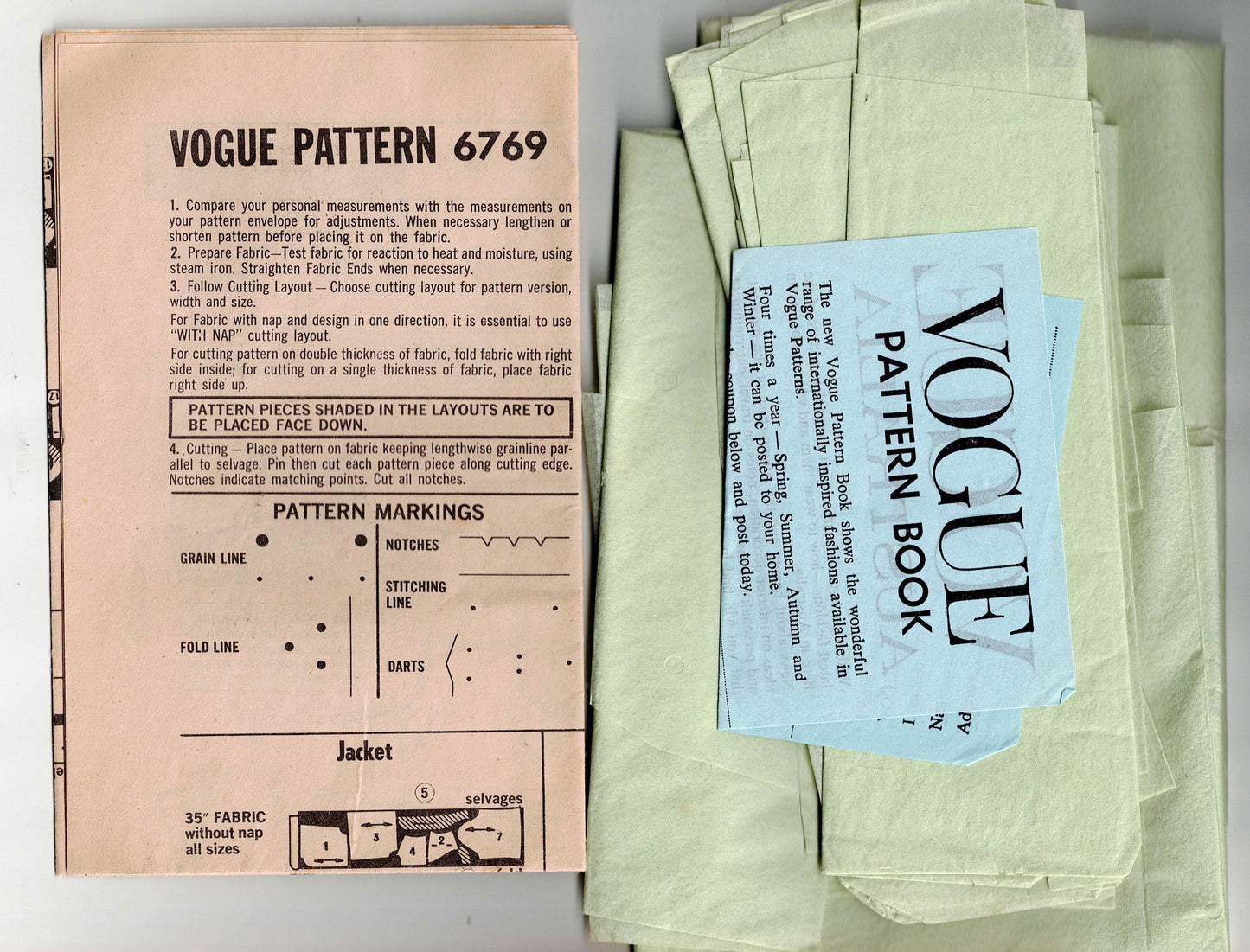 Vogue 6769 RARE Womens Evening Halter Blouse Bell Sleeved Jacket & Slim Skirt 1960s Vintage Sewing Pattern Size 14 Bust 34 inches