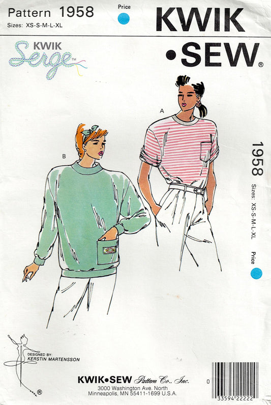 Kwik Sew 1958