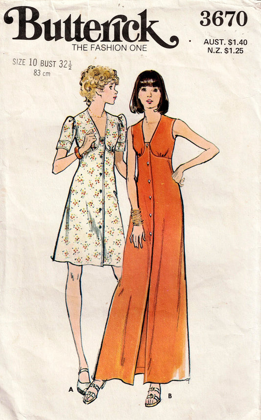Butterick 3670