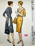 McCall's 4751 Womens Slim Sheath or Fit & Flared Dress 1950s Vintage Sewing Pattern Size 16 Bust 36 inches UNCUT Factory Folded