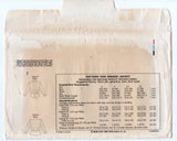 Kwik Sew 1532 Womens Peplum Jacket 1980s Vintage Sewing Pattern Bust 32 - 37 inches UNCUT Factory Folded