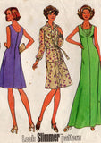 Simplicity 6999 Womens Half Sized Dress Jumper & Blouse 1970s Vintage Sewing Pattern Size 16 1/2 Bust 39 Inches