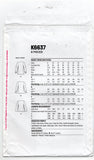 New Look K6637 Womens EASY Pleat Front Tops Out Of Print Sewing Pattern Size 8 - 20 UNCUT Factory Folded
