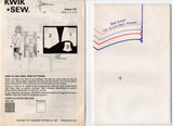 Kwik Sew 718 Womens Full Brief Panties 1970s Vintage Sewing Pattern Waist 22 - 27 inches UNCUT Factory Folded