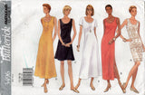 Butterick 3496 Womens EASY Sheath or Fit & Flared Dress 1990s Vintage Sewing Pattern Size 14 - 18 UNCUT Factory Folded