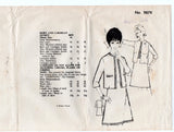 Mail Order 9879 Womens MOD Skirt Suit 1960s Vintage Sewing Pattern Bust 34 inches UNUSED Factory Folded