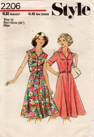 Simplicity 8215 Dress, Pant-Dress Size: J 7/8 Bust 29 Used Sewing