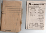 Simplicity 8124 CYNTHIA ROWLEY Womens Off The Shoulder Top Dress & Romper Out Of Print Sewing Pattern Size XS - XL UNCUT