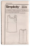 Simplicity 2026 Womens EASY Ruffled Sleeveless Pullover Tops Out Of Print Sewing Pattern Size 6 - 16 UNCUT Factory Folded