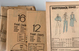 Butterick 3942 Womens Classic Jacket Pants Skirt & Blouse 1980s Vintage Sewing Pattern Size 12 Bust 34 inches
