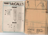 McCall's 7057 Womens Dress Skirt Long Vest Belt & Jacket 1990s Vintage Sewing Pattern Size 10 - 14 or 12 - 16 UNCUT Factory Folded