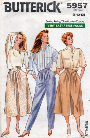 90s Very Easy Dress, Top, and Leggings Pattern, Loose Fitting Dress With Drawstring  Waist, Butterick 5514, Sizes XS-S, Cut -  Australia